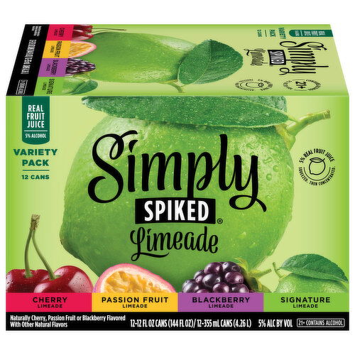 Simply Spiked Variety Pack Limeade Beer