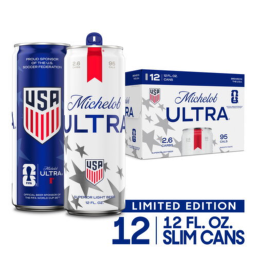 Michelob Ultra Beer, 12 Pack Beer, 12 fl oz Cans