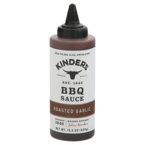 Kinder's BBQ Sauce, Roasted Garlic