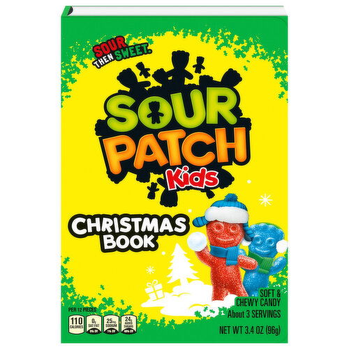 Sour Patch Kids Christmas Book Soft & Chewy Candy