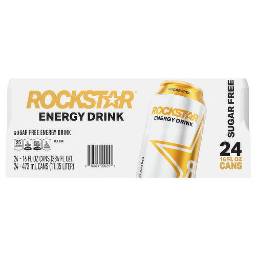 Rockstar Energy Drink, Sugar Free