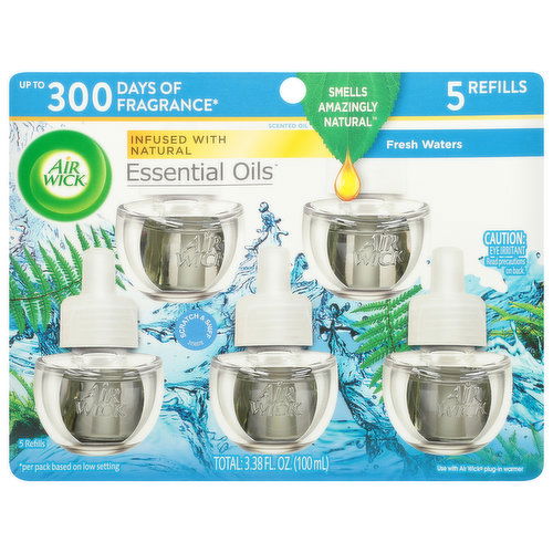 Air Wick Scented Oil Refills, Fresh Waters