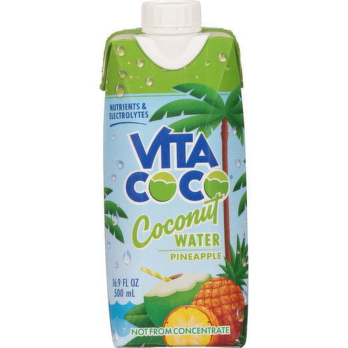 Vita Coco Coconut Water, Pineapple