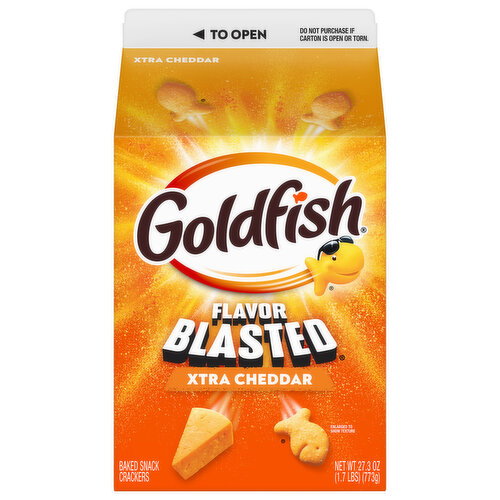 Goldfish Xtra Cheddar Baked Snack Crackers
