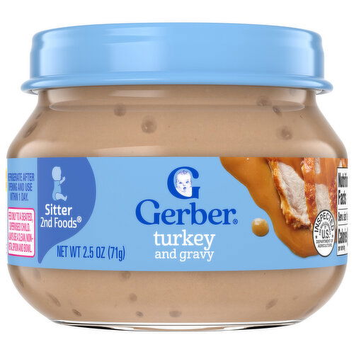 Gerber Sitter 2nd Foods Turkey and Gravy
