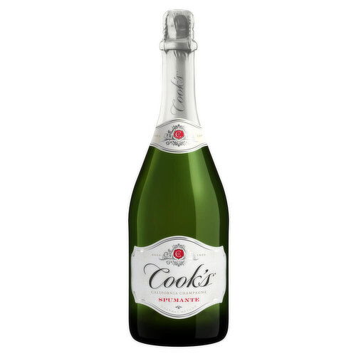 Cook's Spumante Champagne Sparkling California Wine