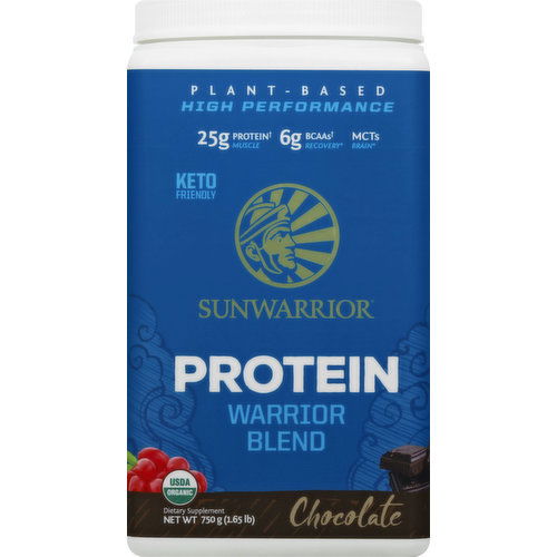 Sunwarrior Protein Warrior Blend, Chocolate