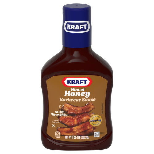 Kraft Barbecue Sauce, Slow-Simmered, Hint of Honey