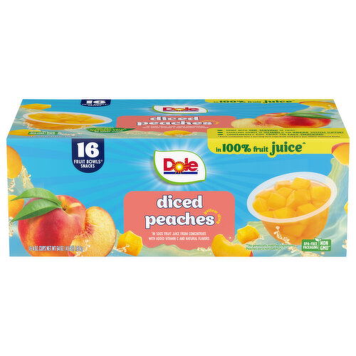 Dole Yellow Cling Diced Peaches