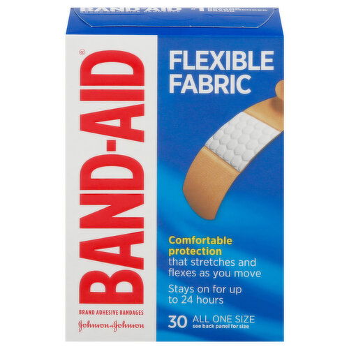 Band-Aid Flexible Fabric All One Size Adhesive Bandages