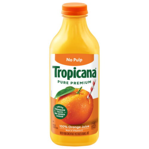 Tropicana No Pulp Orange Juice