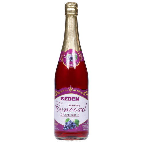 Kedem 100% Juice, Grape, Sparkling, Concord, Non Alcoholic