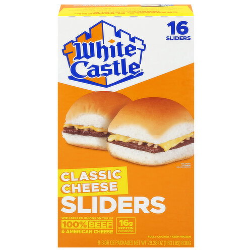 White Castle Classic Cheese Sliders Image 1 of 6