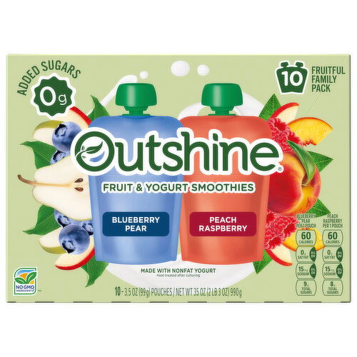 Outshine Blueberry Pear & Peach Raspberry