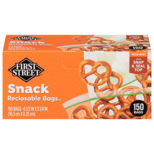 First Street Snack Reclosable Bags