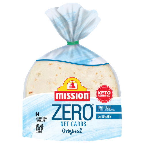 Mission Zero Net Carbs Street Taco Original Tortillas