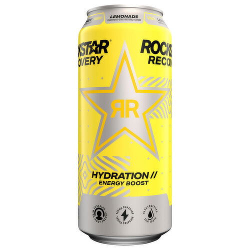 Rockstar Energy Drink, Lemonade, Recovery