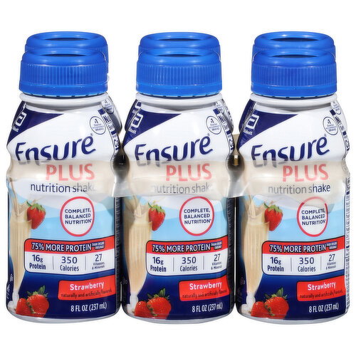 Ensure Plus Strawberry Nutrition Shake