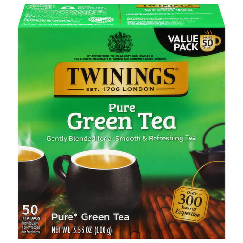 Twinings Tea Bags Pure Green Tea Image 1 of 5