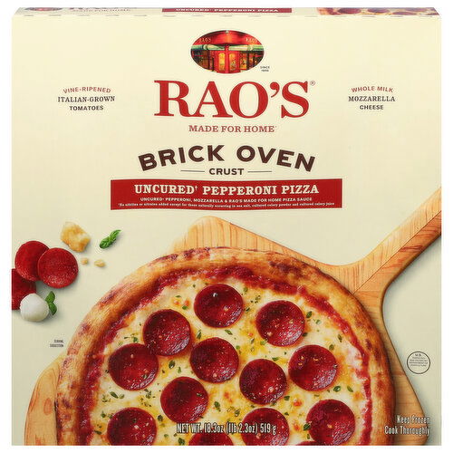 Rao's Made for Home Brick Oven Crust Uncured Pepperoni Pizza