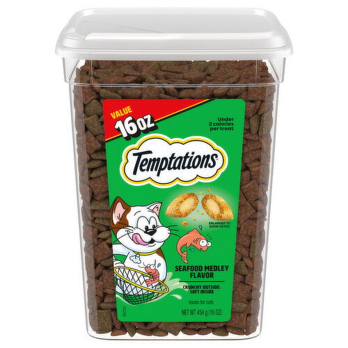 Temptations Cat Treats, Seafood Medley Flavor, Value Size