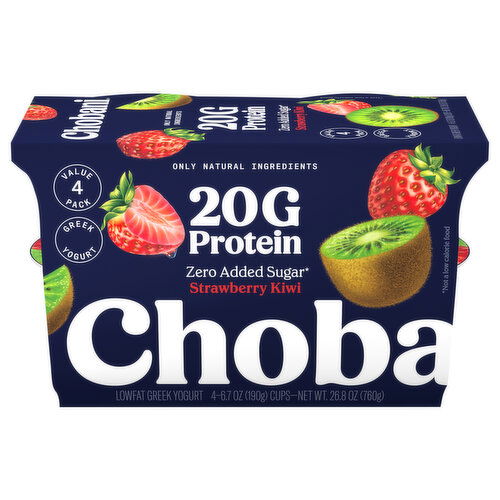 Chobani Lowfat Greek Strawberry Kiwi Yogurt