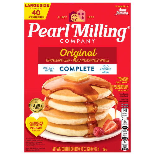 Pearl Milling Company Complete Original Pancake & Waffle Mix Large Size