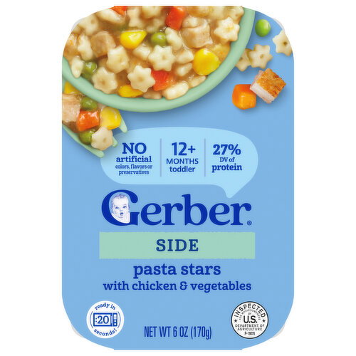 Gerber Toddler (12+ Months) Pasta Stars With Chicken & Vegetables Image 1 of 6