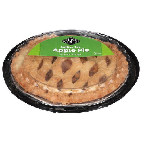 First Street Lattice Top Apple Pie