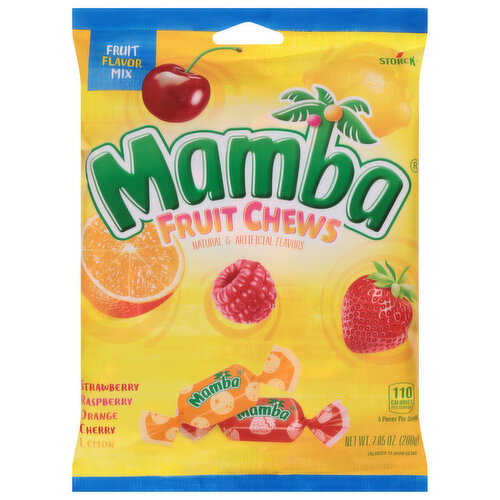 Mamba Fruit Flavor Mix Fruit Chews Image 1 of 6