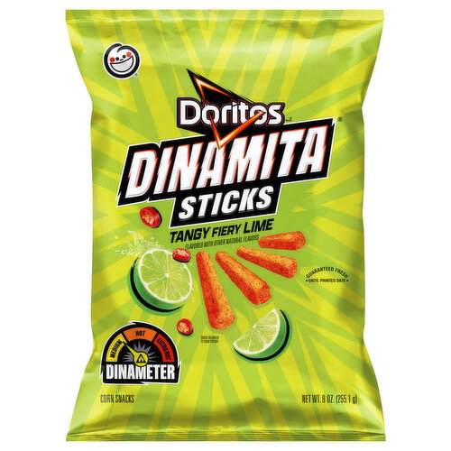 Doritos Corn Snacks, Tangy Fiery Lime Image 1 of 4