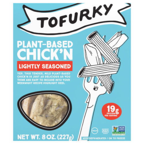 Tofurky Plant-Based Lightly Seasoned Chick'n
