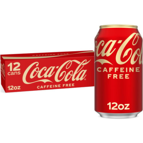 Coca-Cola Caffeine Free Soda Cans Image 1 of 11