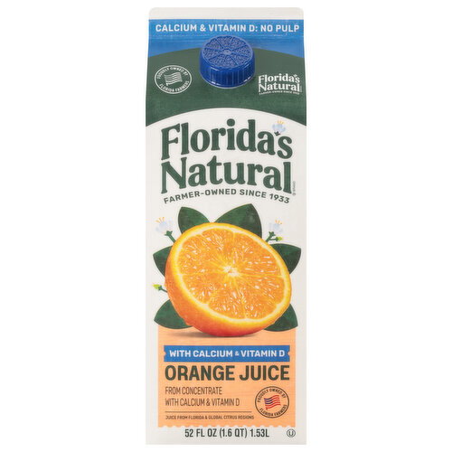 Florida's Natural No Pulp Orange Juice