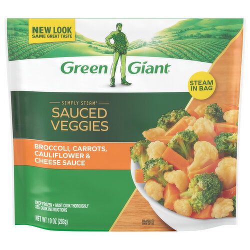 Green Giant Broccoli Carrots Cauliflower & Cheese Sauce Sauced Veggies