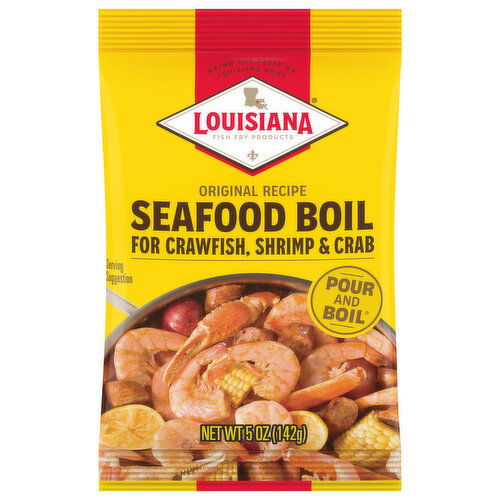 Louisiana Fish Fry Products Original Recipe Seafood Boil for Crawfish, Shrimp & Crab