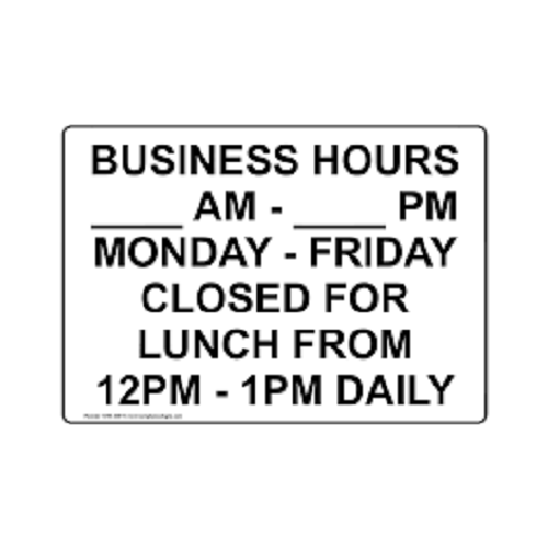 Business Hours (Daily)