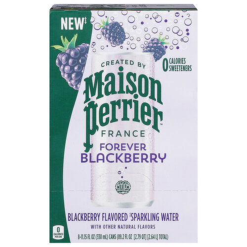 Maison Perrier Sparkling Water, Blackberry Flavored