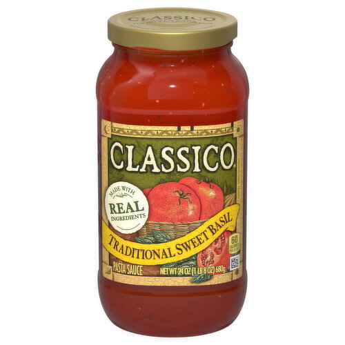 Classico Traditional Sweet Basil Pasta Sauce Image 1 of 6