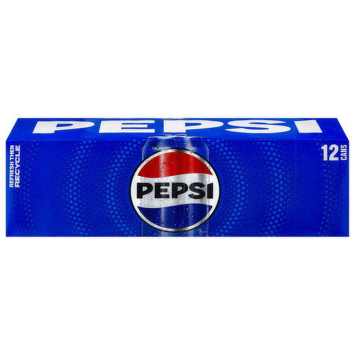 Pepsi Soda 12 pk/12 oz cans