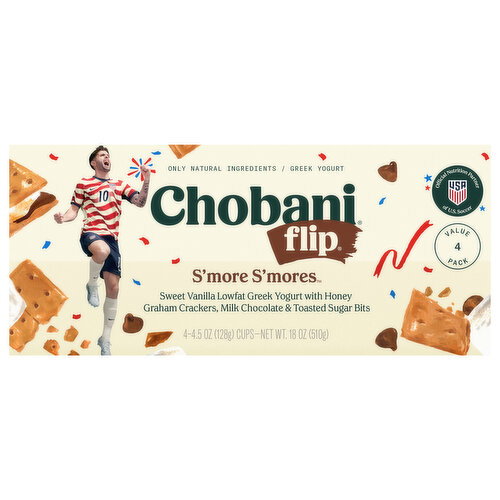 Chobani Lowfat S'more S'mores Greek Yogurt Value Pack