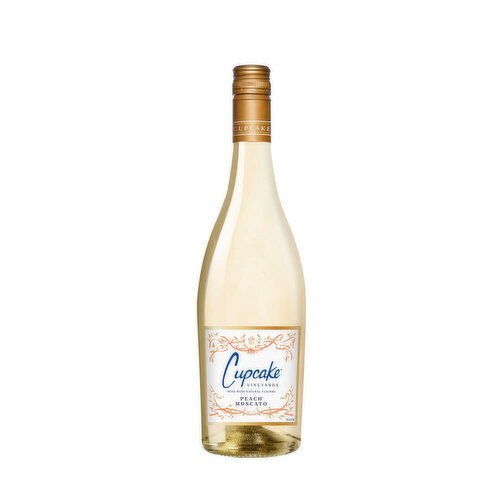 Cupcake Vineyards Signature Sweets Peach Moscato Italy Flavored Wine