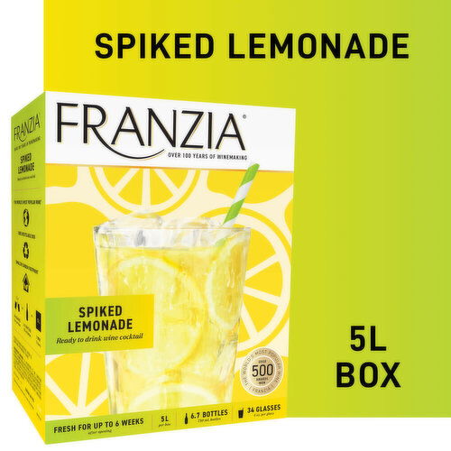 Franzia Spiked Lemonade Blend Wine Based Cocktail Box