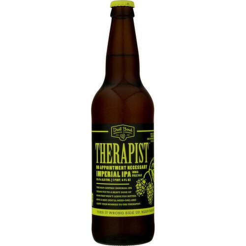 Dust Bowl Brewing Company Beer, Imperial IPA, Therapist