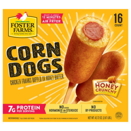 Foster Farms Corn Dogs, Honey Crunchy