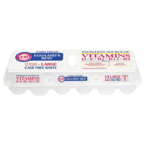 Eggland's Best White Cage Free Large Eggs