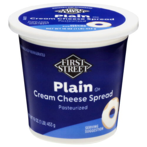 First Street Plain Cream Cheese Spread Image 1 of 6