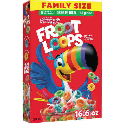 Froot Loops Breakfast Cereal, Original, Family Size