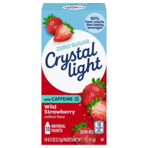 Crystal Light Zero Sugar Wild Strawberry Drink Mix