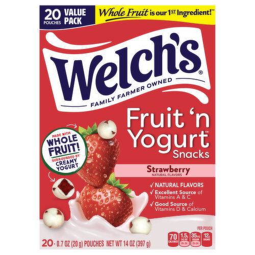 Welchs Fruit N Yogurt Strawberry